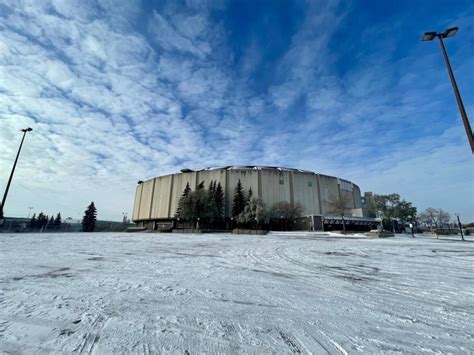 Northlands coliseum demolition  (Rick Bremness/CBC) One year after Northlands Coliseum closed for good, plans for the property remain a mystery
